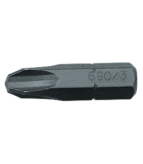 PUNTA DESTORNILLADOR 1/4"", PAQUETE VENTAJOSO 10 UDS, PH 2 L 6541400 GEDORE